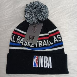 Ultra Game NBA National Basketball Association Winter Hat Black Adult One Size